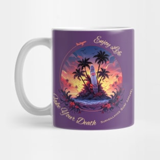 Fake Your Death Surfboard Mug